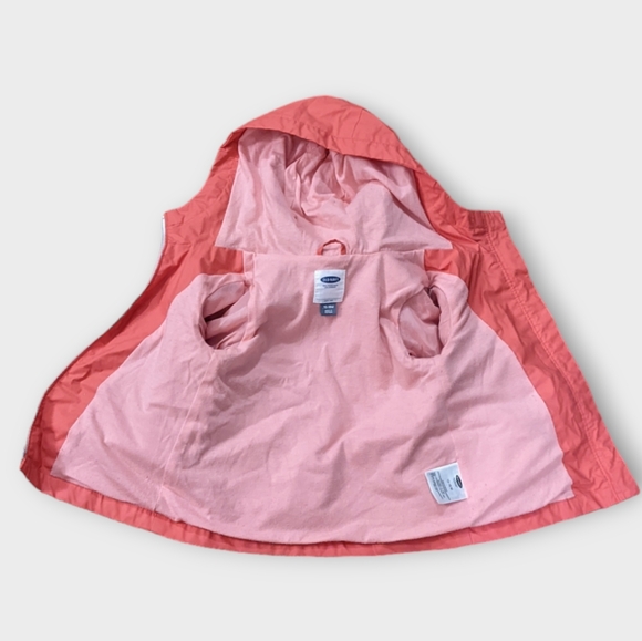 12-18 Months Old Navy Peachey Pink Windbreaker/Rain Jacket - Picture 3 of 6